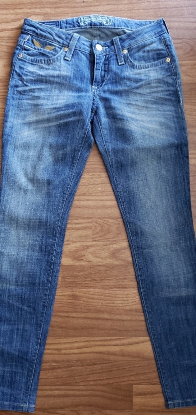ROBINS JEANS WOMEN MARILYN GOLD WING - Picture 2 of 7